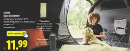 Lidl Crivit Saco de dormir oferta