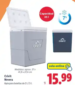 Lidl Crivit Nevera oferta