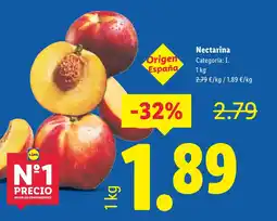 Lidl Nectarina oferta