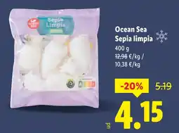 Lidl Ocean Sea Sepia limpia oferta