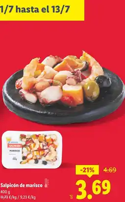 Lidl Salpicón de marisco oferta