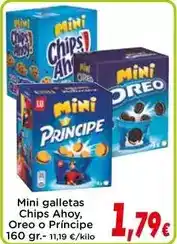 Proxi Oreo - mini galletas chips ahoy, o principe oferta