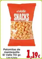 Proxi El valle - palomitas de mantequilla oferta