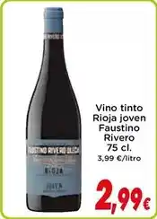 Proxi Faustino rivero - vino tinto rioja joven oferta