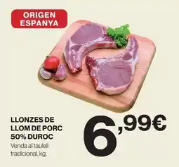 El Corte Inglés Duroc - llom de porc 50% duroc oferta