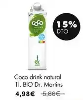 NaturaSí Dr. antonio martins - coco drink natural 1l bio oferta
