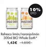 NaturaSí Whole earth - refresco limón/ naranja-limón 300ml bio oferta
