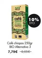NaturaSí Alternativa3 - cafe chiapas 250gr bio oferta