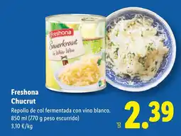 Lidl FRESHONA Chucrut oferta