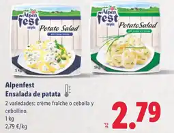 Lidl ALPENFEST Ensalada de patata oferta