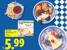 Lidl ALPENFEST Tarta de queso oferta