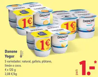 Lidl DANONE Yogur oferta