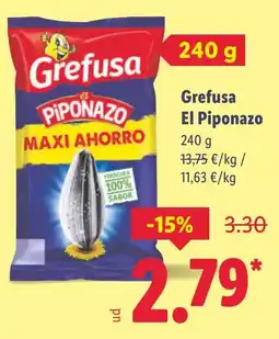 Lidl GREFUSA El Piponazo oferta