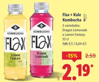 Lidl Flax + Kale Kombucha oferta