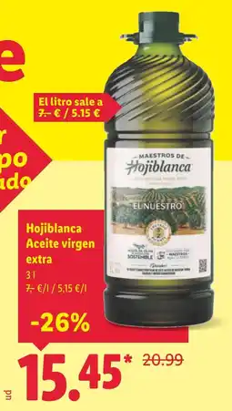 Lidl Hojiblanca Aceite virgen extra oferta