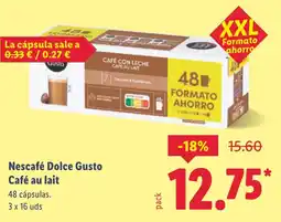 Lidl NESCAFE Dolce Gusto Café au lait oferta