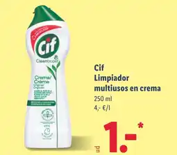 Lidl CIF Limpiador multiusos en crema oferta