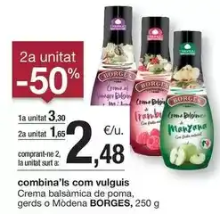 BonpreuEsclat Borges - crema balsamica de poma gerds o modena oferta