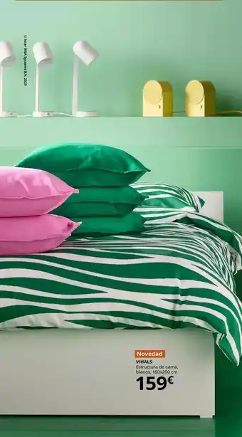 IKEA Vihals - estructura de cama blanco , 160x200 cm oferta