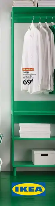 IKEA Platsa - modulo colgante ropa, verde, 80x40x120 cm oferta