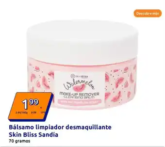 Action Bliss - bálsamo limpiador desmaquillante skin sandia oferta