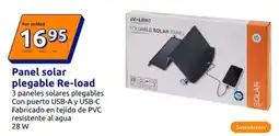 Action Panel solar plegable re-load oferta