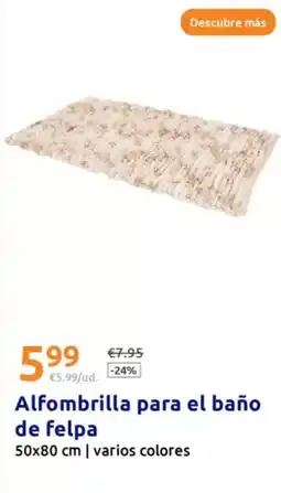 Action Alfombrilla para el bano de felpa oferta