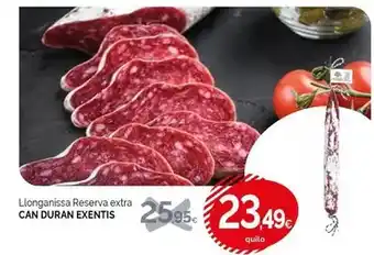 Condis Can duran - llonganissa reserva extra oferta
