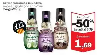 Sorli Borges - crema balsámica de módena normal oferta