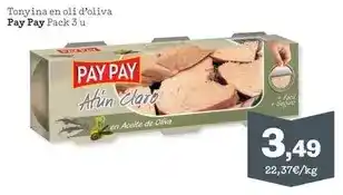 Sorli Pay pay - tonyina en oli d'oliva oferta