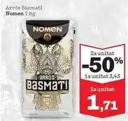 Sorli Nomen - arroz basmati oferta