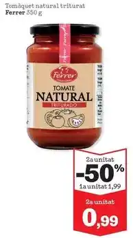 Sorli Ferrer - tomate natural triturat oferta