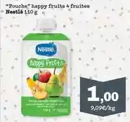 Sorli Nestlé - pouche happy fruits 4 fruites oferta