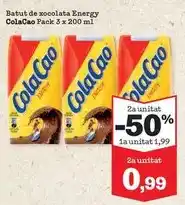Sorli Cola cao - batut de xocolata energy oferta