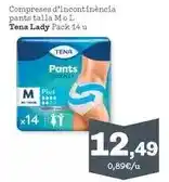 Sorli Tena - compresa d'incontinencia pants talla m o lady pack oferta