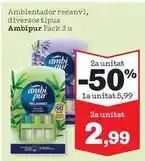 Sorli Ambi pur - ambientador recanvi, diversos tipus oferta