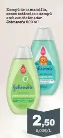 Sorli Johnson's - xampu de camamilla, sena e estirades o xampu amb condicionador oferta