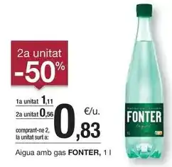 BonpreuEsclat Fonter - aigua amb gas oferta