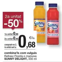 BonpreuEsclat Sunny delight - refresc florida o maduixa oferta