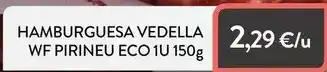 Plusfresc Eco - hamburguesa vedella wf 1u oferta