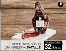 Plusfresc Duroc - pernil 100% duroc gran reserva oferta