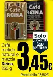 Unide Market Reina - cafe molido natural o mezcla oferta