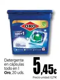 Unide Market Oro - detergente en capsulas todo en 1 oferta