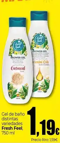 Unide Market Fresh feel - gel de baño distintas variedades oferta