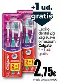 Unide Market Colgate - cepillo dental zig zag suave o medium oferta