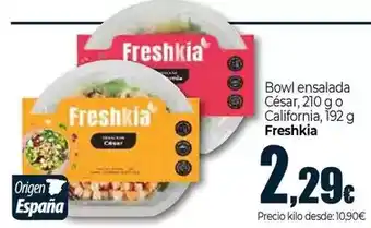 Unide Market Freshkia - bowl ensalada cesar o california oferta