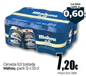Unide Market Mahou - cerveza 0,0 tostada oferta