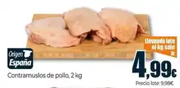 Unide Market Contramuslos de pollo oferta