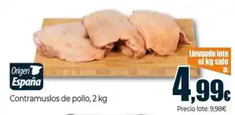 Unide Market Contramuslos de pollo oferta