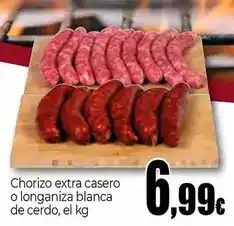 Unide Market Chorizo extra casero o longaniza blanca de cerdo oferta